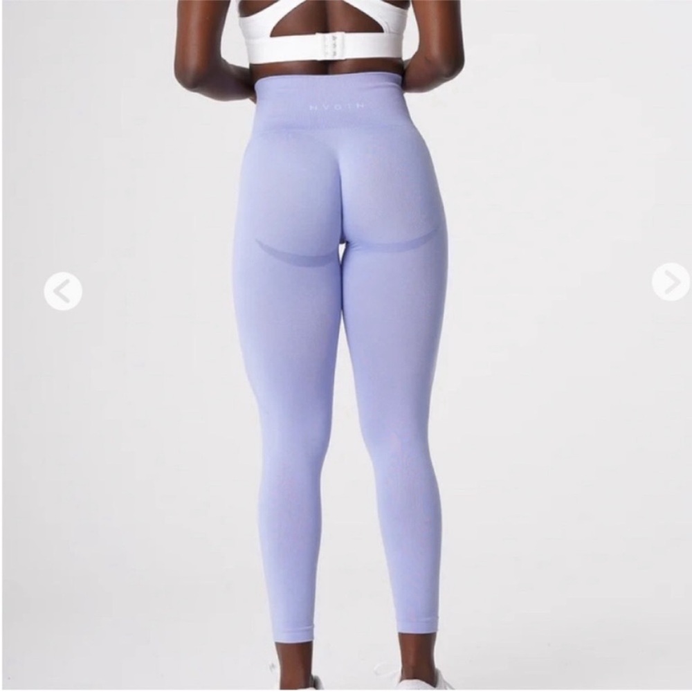 NVGTN Periwinkle Contour Seamless Leggings Small